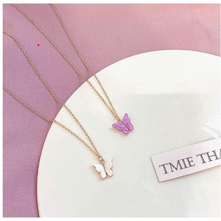 Vòng cổ Mặt Hình Bướm Mini