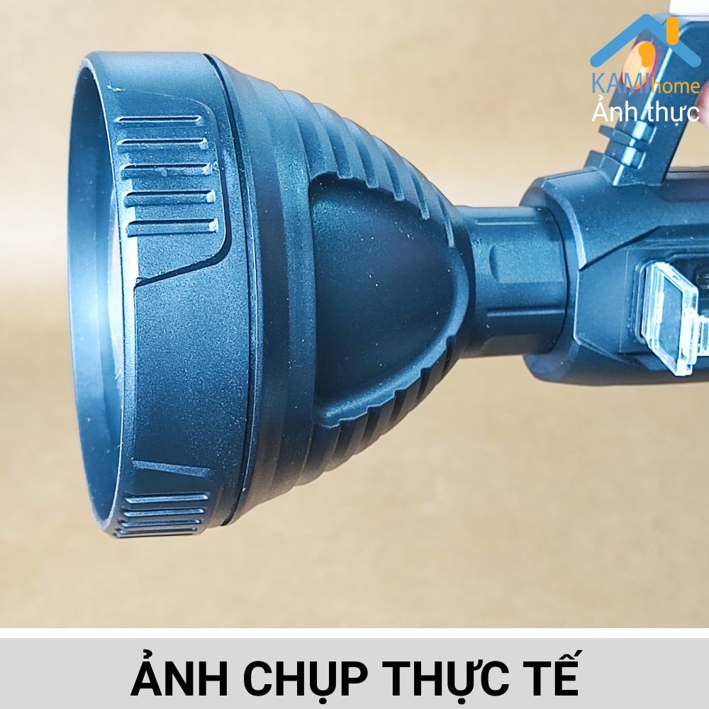 Đèn pin siêu sáng sạc tích điện có đèn led phụ (Chọn nhiều màu) cầm tay hoặc để bàn tiện lợi mã 38036.1