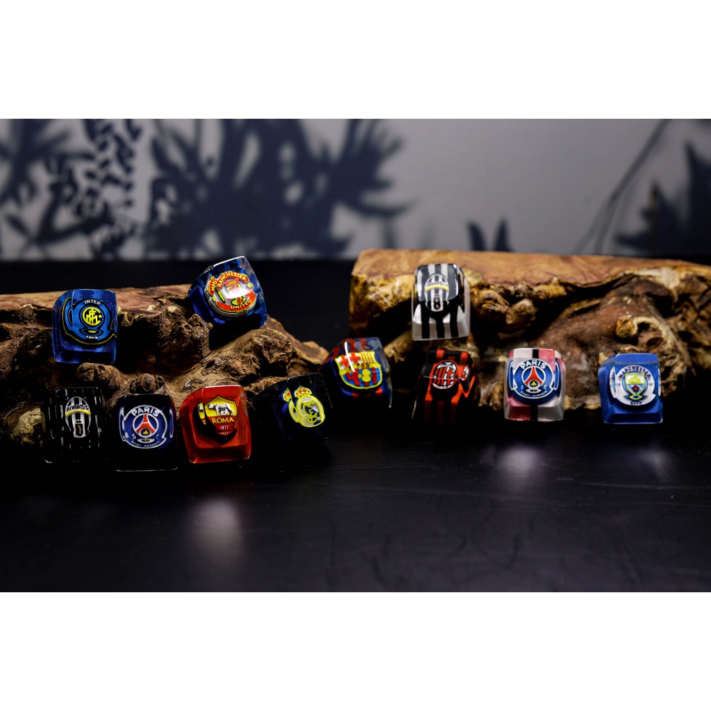 Keycap logo đội bóng dành cho bàn phím cơ, nút bàn phím logo, keycap lẻ, keycap anime
