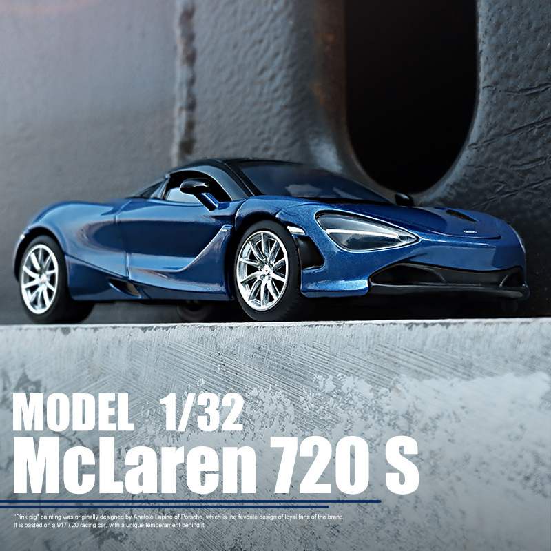 Mô Hình Xe Hơi Thể Thao McLaren 720S Bằng Hợp Kim Tỉ Lệ 1: 32