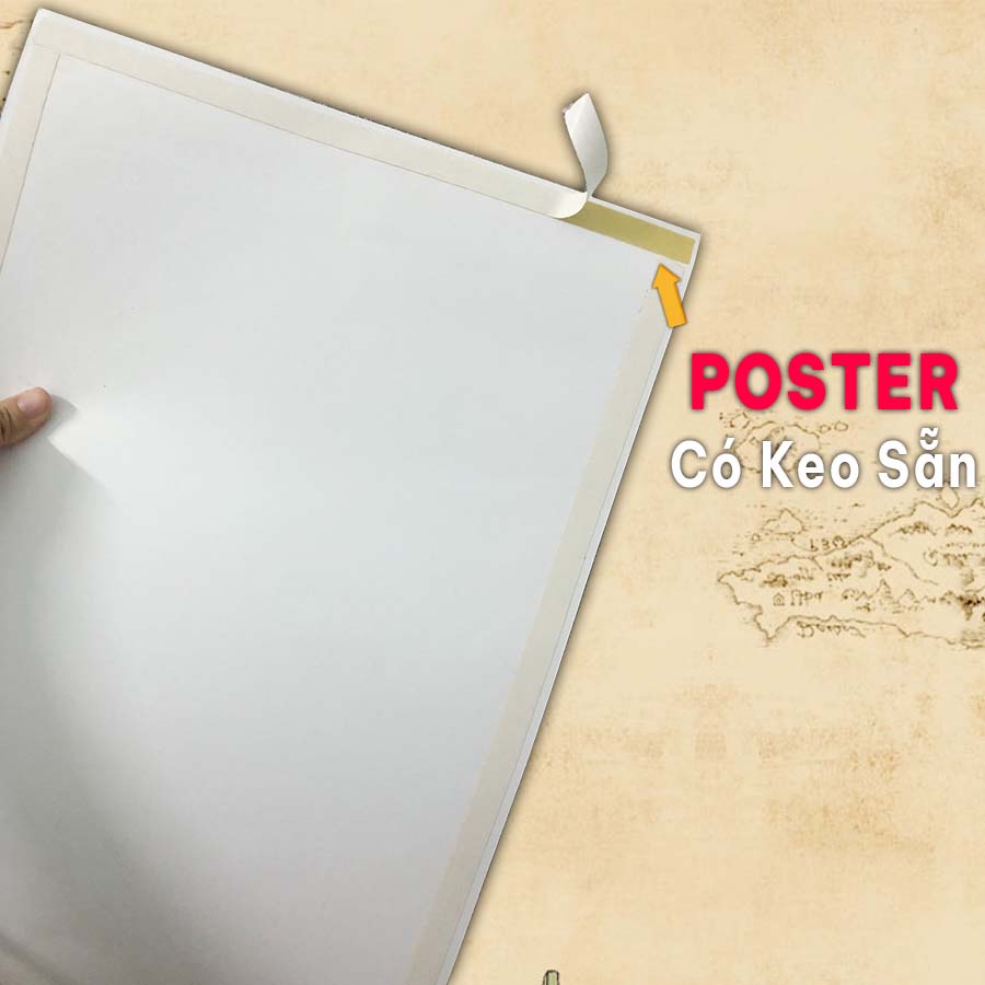 Poster Acttack On Titan Khổ A3 Chất Liệu Giấy In Ảnh (Sẵn Keo Mặt Sau)  - Tranh Dán Tường Trang Trí Nội Thất