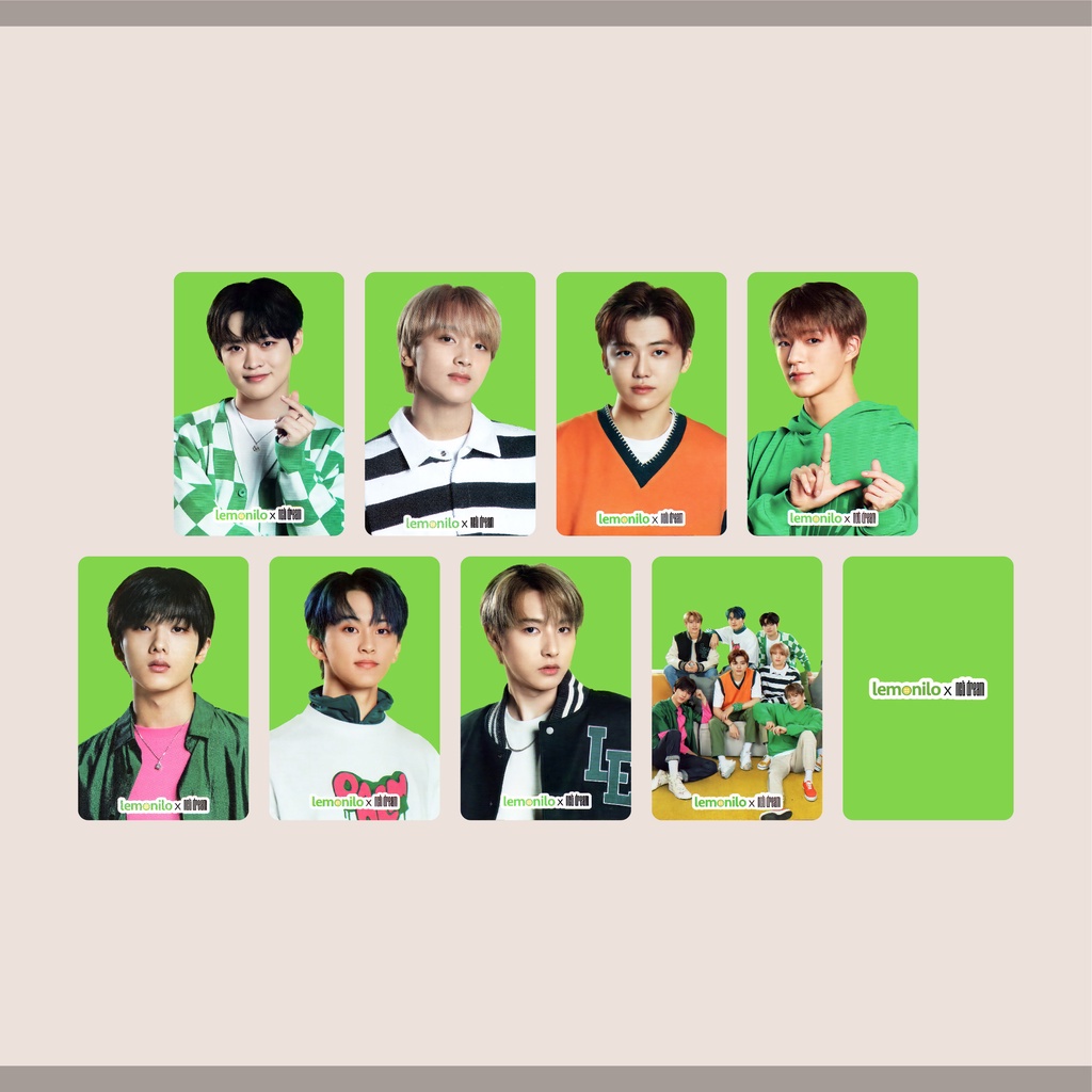 SET 7 CARD NCT DREAM "LEMONILO" - UNOFFICIAL