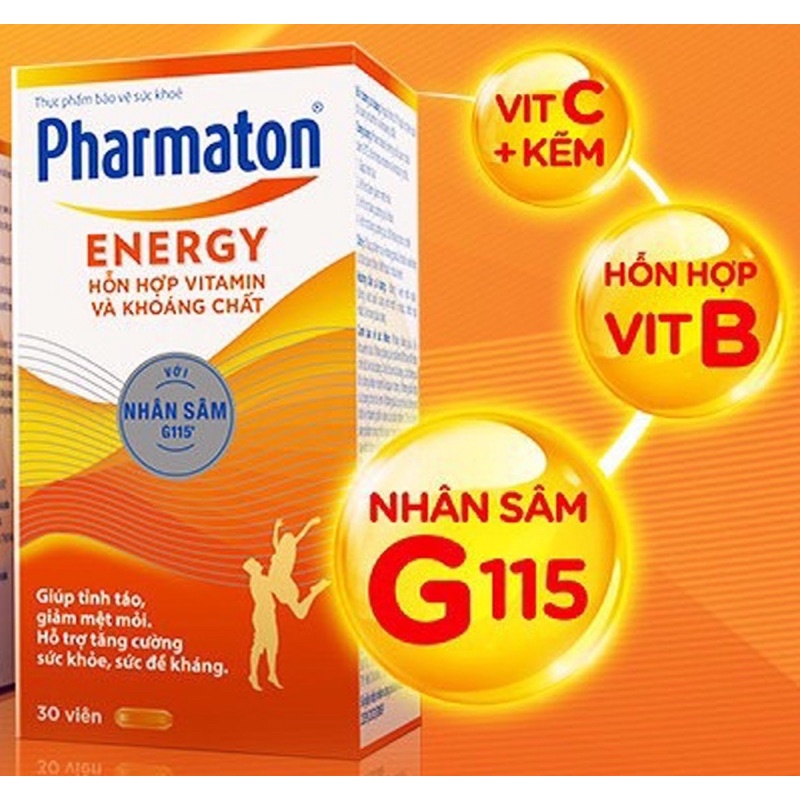 Pharmaton Energy / Pharmaton Essential  giúp bổ sung vitamin, khoáng chất, tăng sức đề kháng