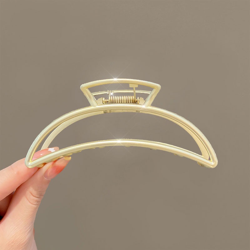 Kẹp Tóc Kim Loại Hình Cá Mập Phong Cách Retro Hàn Quốc