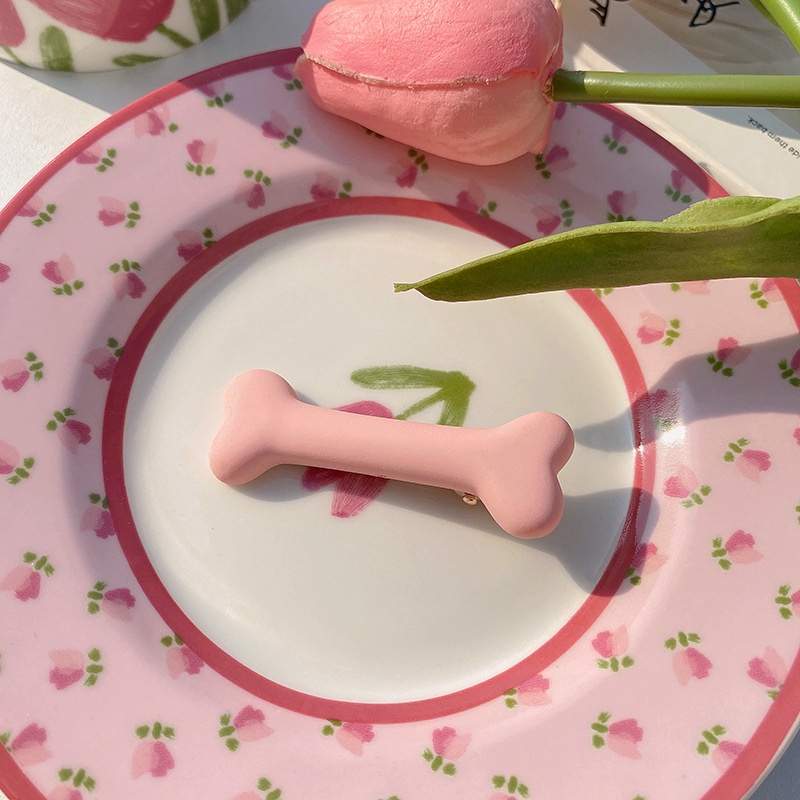 Kẹp Tóc Hàn Quốc Dễ Thương Màu Hồng Kẹo Phụ Kiện Thời Trang Cho Nữ AB158