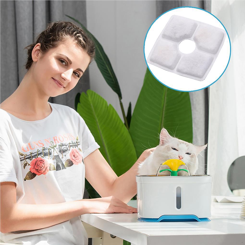 Bộ 4 Phụ Kiện Lọc Nước Thay Thế Cho Máy Uống Cho Thú Cưng