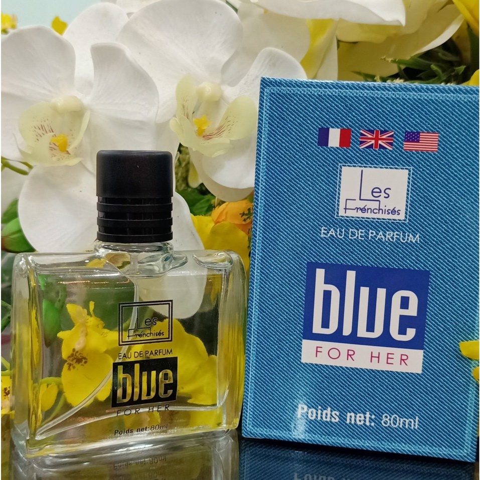Nước hoa Nam/Nữ Les Frénchisés Blue 80ml chính hãng