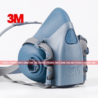 Thân mặt nạ 3M 7502 (không gồm phụ kiện Phin lọc và Bông lọc)