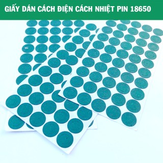 Miếng dán cực dương, dán đầu cell pin 18650 tờ 100 miếng