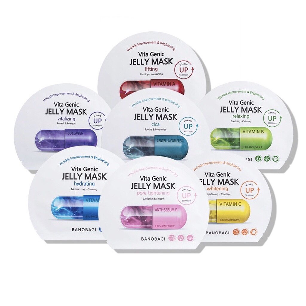 Mặt nạ Banobagi Vita Genic Jelly Mask giúp dưỡng da và bổ sung vitamin 30ml | Rejuvaskin