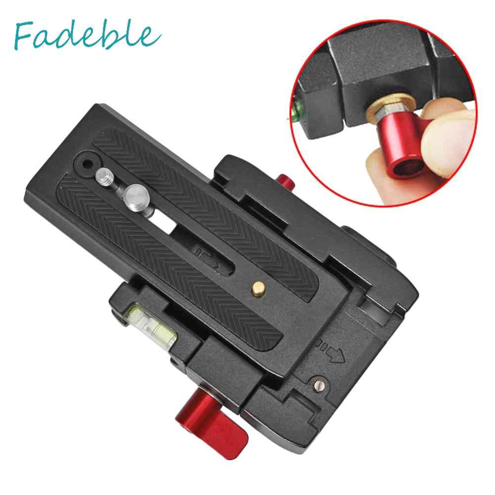 P200 Quick Release Plate Aluminium Alloy Clamp Tripod for Manfrotto 501 Q5