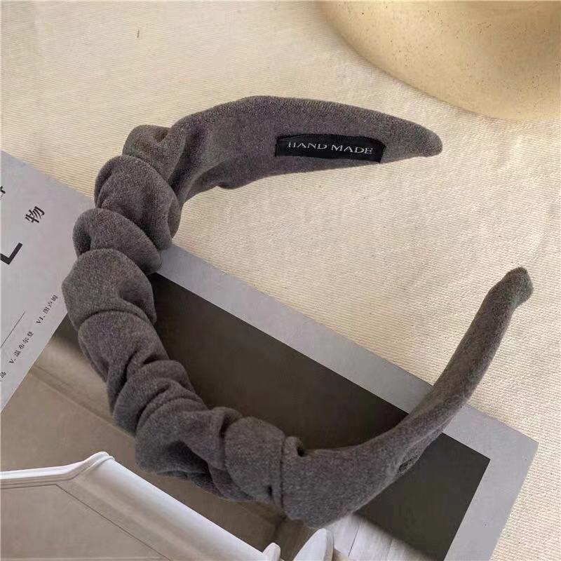 Băng Đô Cài Tóc Phủ Lông Thời Trang Thanh Lịch Cho Nữ