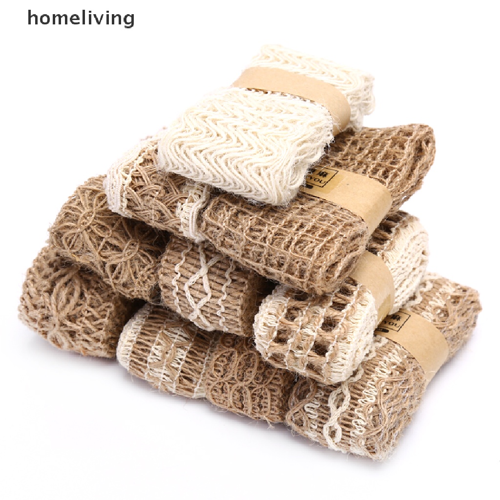 Cuộn Dây Ruy Băng Vải Bố Phối Ren Dài 2M Dùng Trang Trí Tiệc Cưới DIY