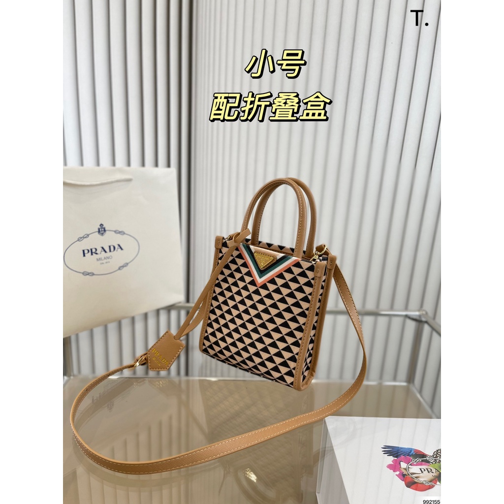 Túi Đeo Vai / Xách Tay / Xách Tay / Đeo Chéo mini Có Khóa Kéo Phong Cách Thể Thao Thời Trang Thường Ngày Prada Cho Nữ
