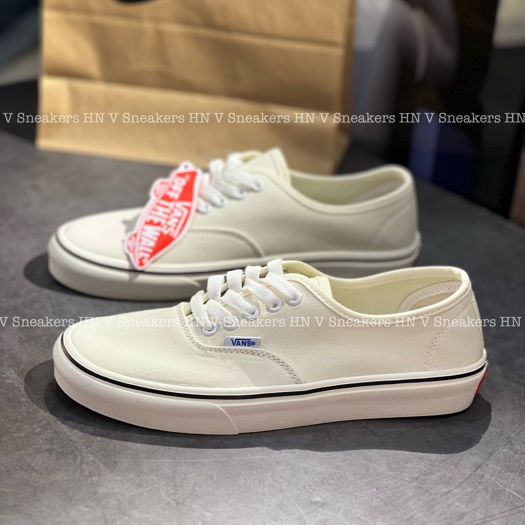 Giày Sneaker Vans Classic Beige|Vans Classic Màu Trắng Kem Đế Đúc Cao Cấp Nam Nữ Hàng Trung