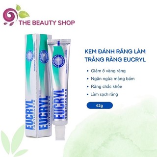 [HÀNG CÔNG TY] Kem đánh răng tẩy trắng Eucryl 62g