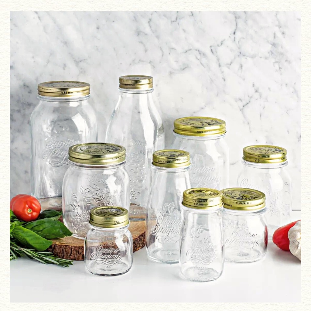 Hũ Thủy Tinh Không Chì Nhập Khẩu Italia 150ml - 1500ml | Masha Garden