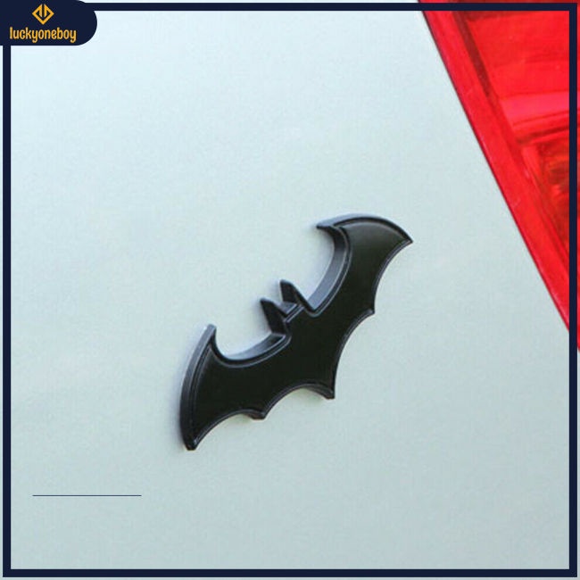 Logo Batman 3d Bằng Kim Loại Trang Trí Đuôi Xe Hơi / Xe Máy