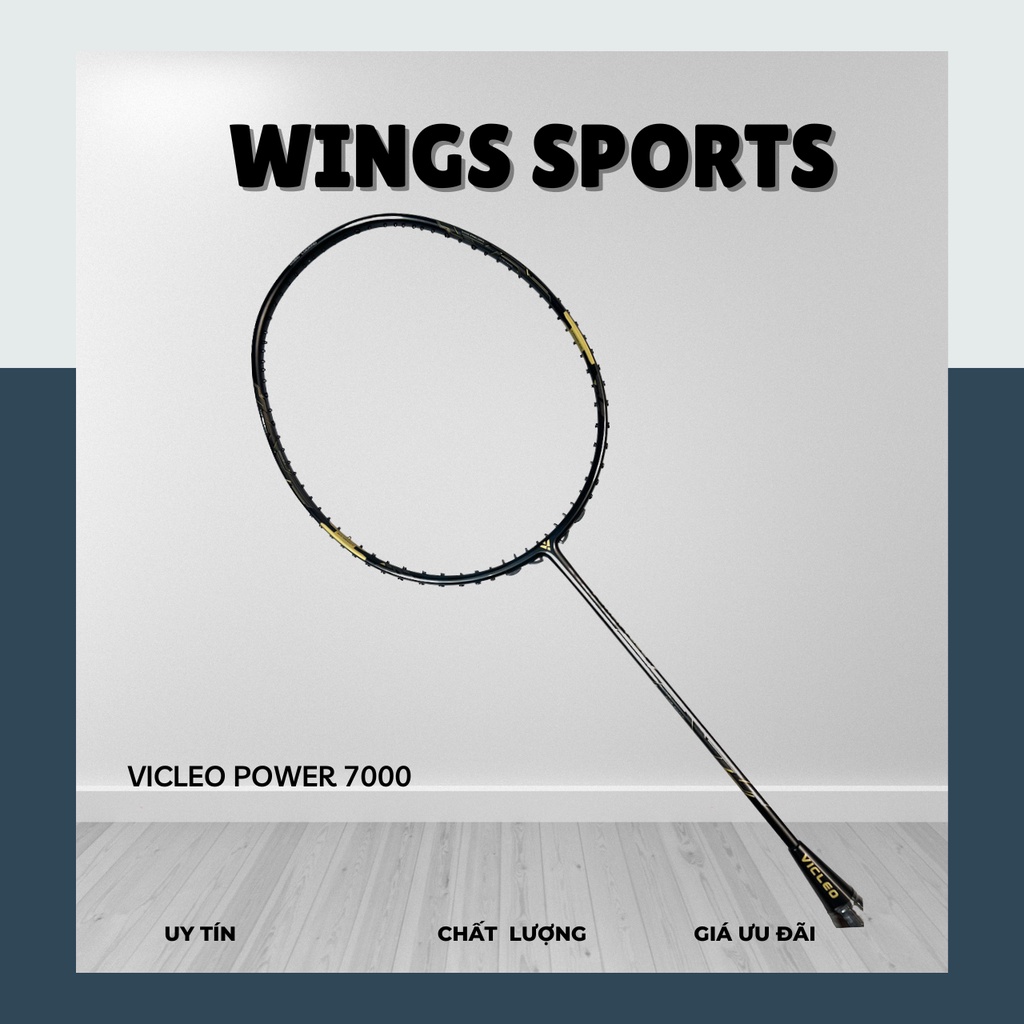 Vợt cầu lông Vicleo Power 7000 chính hãng | Vợt giá rẻ đáng mua dành cho tập luyện và thi đấu