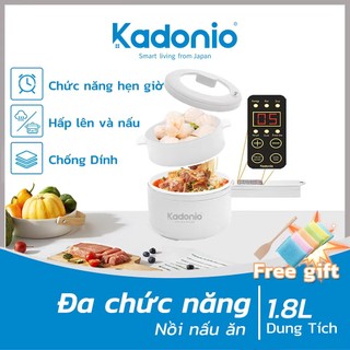 KADONIO Nồi Nấu Đa Năng Nồi Lẩu Mini Nồi Hấp Điện Nồi Nấu Chậm Chảo Chống Dính Hấp Bảng Điều Khiển Thông Minh / Luộc / Lẩu / Chiên / Hầm KL-EP01