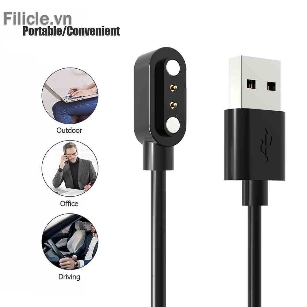 Cáp Sạc USB Cho Đồng Hồ Thông Minh ID205U / Willful IP68 SW023 / / Uwatch 3