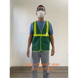 Áo gile lưới phản quang các màu