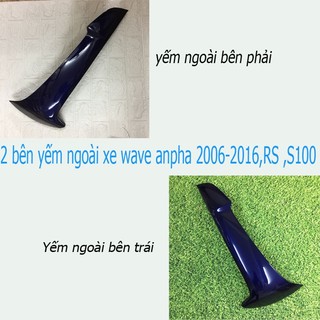 Yếm ngoài xe Wave RS100 - Wave Anpha 100 - Wave S100 đời 2006 đến 2016