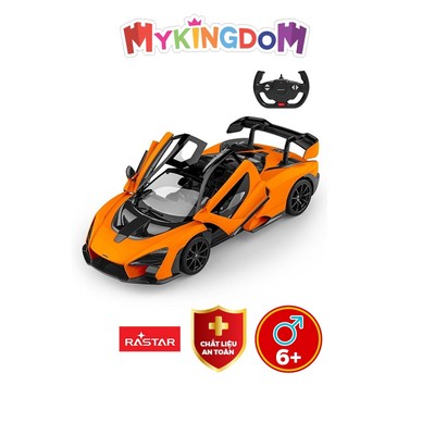 Đồ Chơi RASTAR Xe R/C 1:14 Mclaren Senna Có Thể Mở Cửa Màu Cam R96600/ORA
