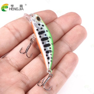 1 Mồi Câu Cá Giả Bằng Nhựa 5.4g / 5.8Cm Mắt 3D 12 Màu