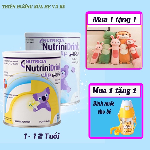 Sữa nutrinidrink hộp 400g sữa cao năng lượng giúp trẻ bắt kịp đà tăng trưởng sau 28 ngày sử dụng