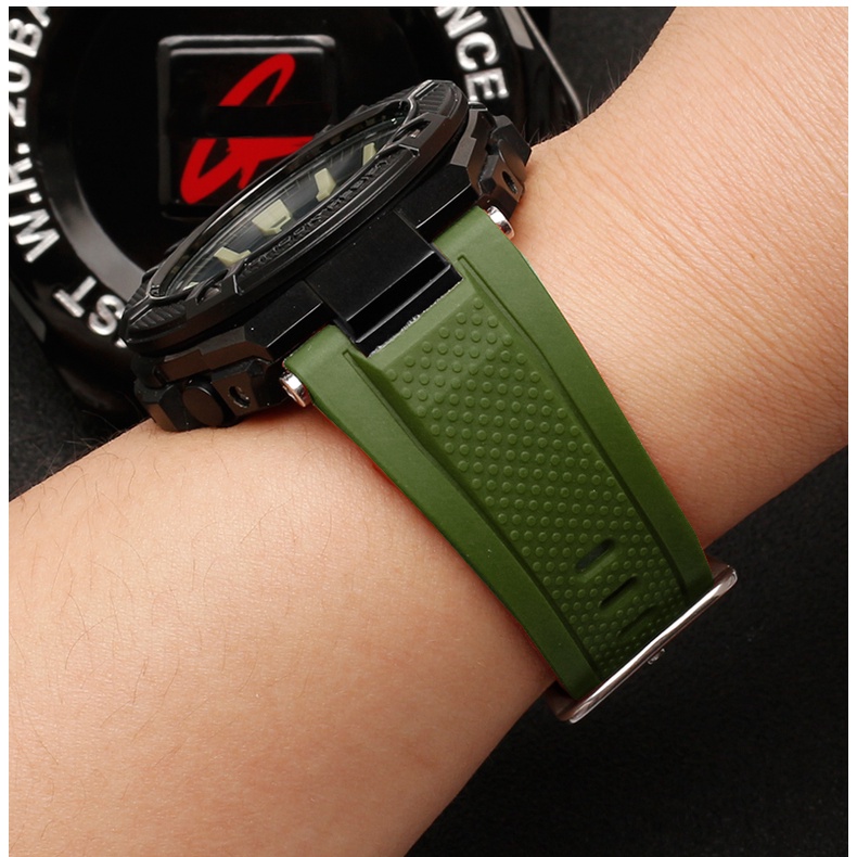 Dây Silicone Thay Thế Cho ĐồNg Hồ Casio Gst210 GST-W110 / S130 / B100 / S100G / S110 / 410 26mm