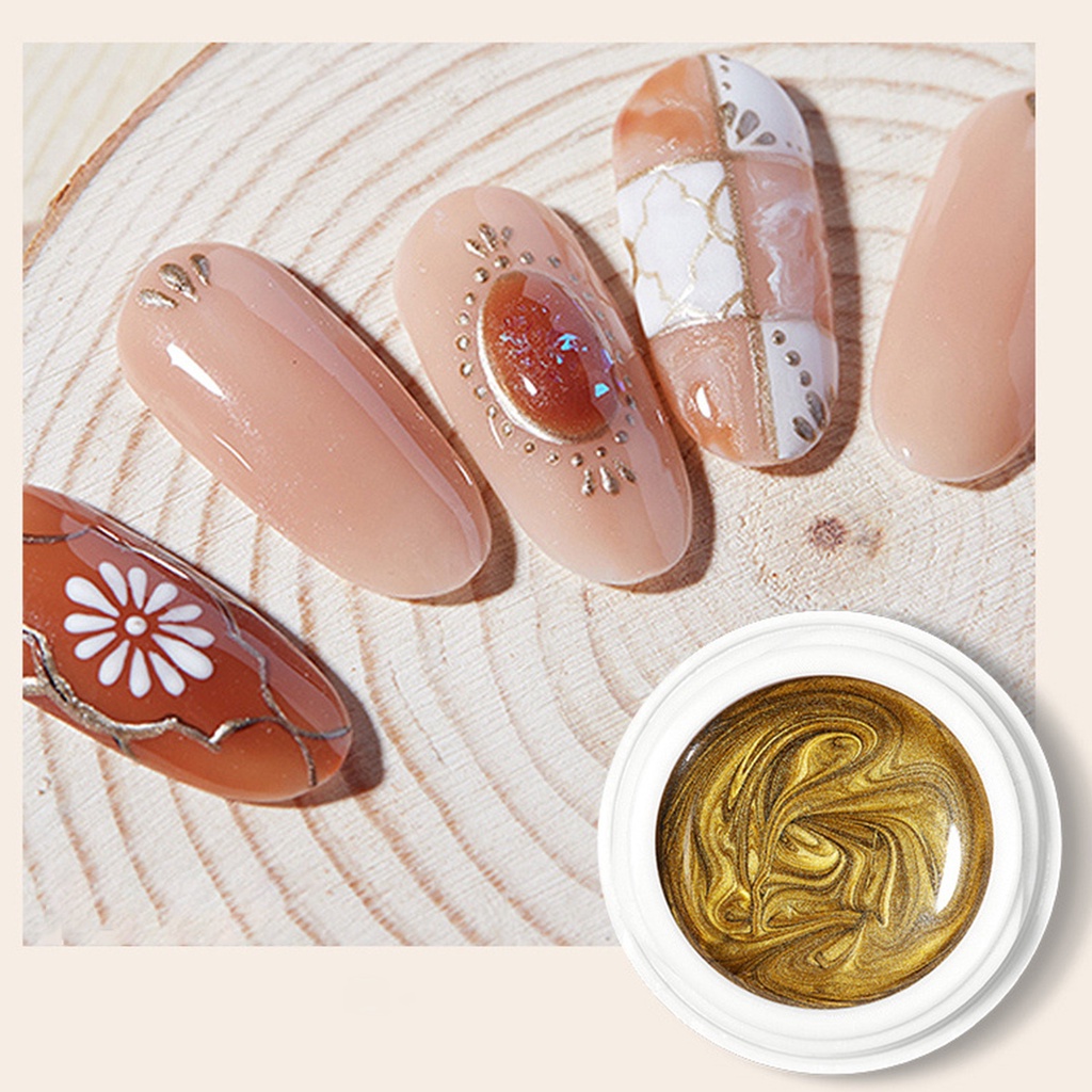 Gel Sơn Móng Tay 3D Nhanh Khô Hiệu Ứng Ánh Nhũ Lấp Lánh