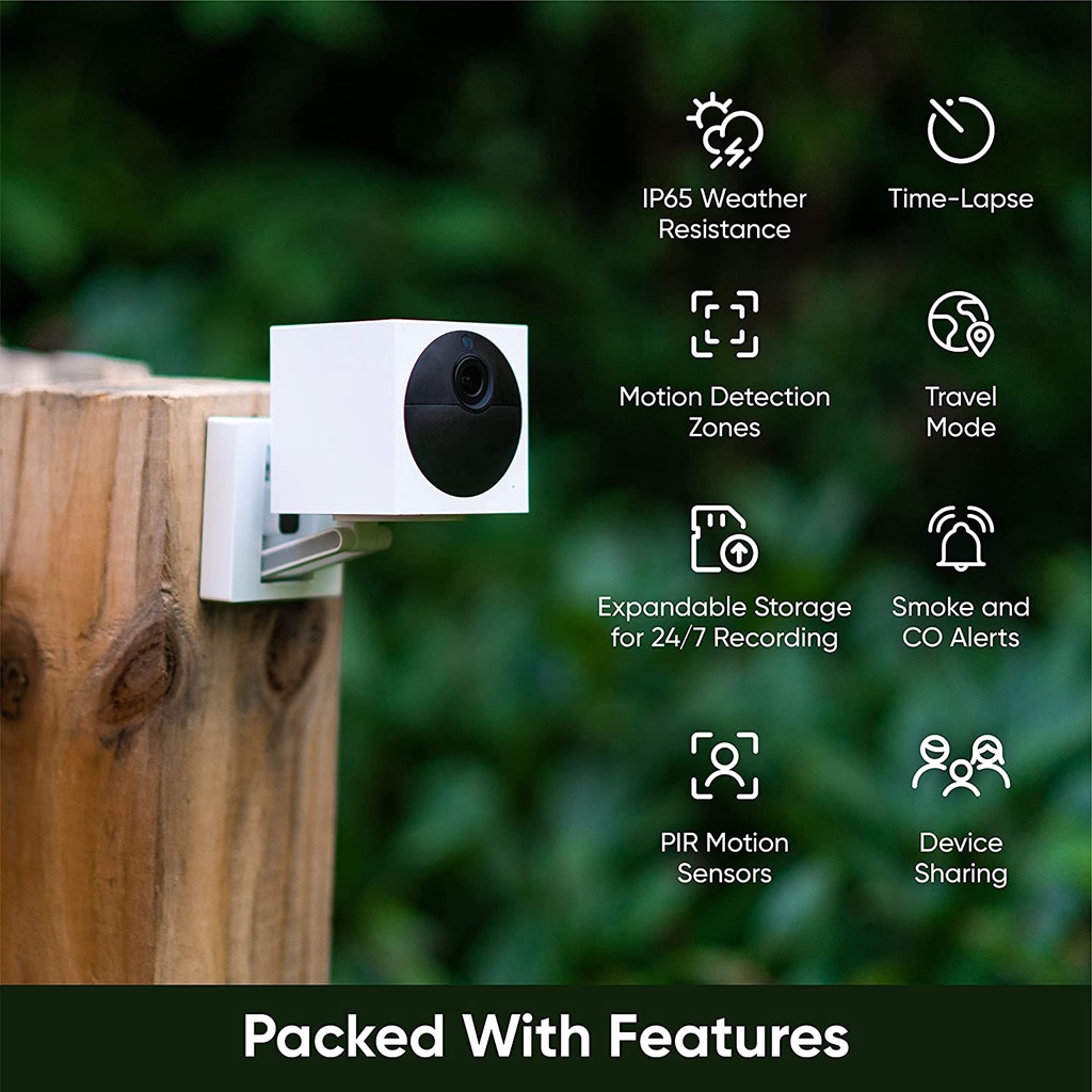Camera giám sát không dây wyze cam outdoor - pin 6 tháng - lưu trữ offline