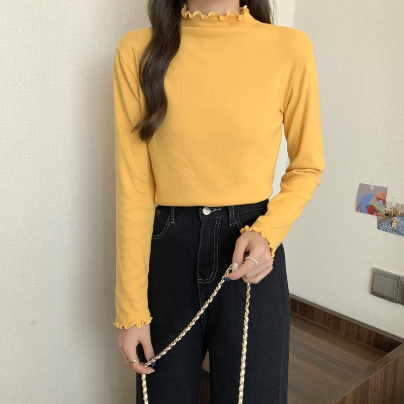 NRVP Áo Thun Nữ Dài Tay Phong Cách Hàn Quốc Mới 2023