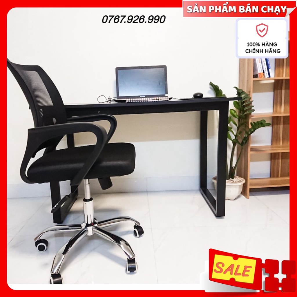 - Combo bộ bàn ghế xoay + bàn học tập U,K,Z chân thép sơn tĩnh điện dễ lắp ráp - HÀNG CHÍNH HÃNG