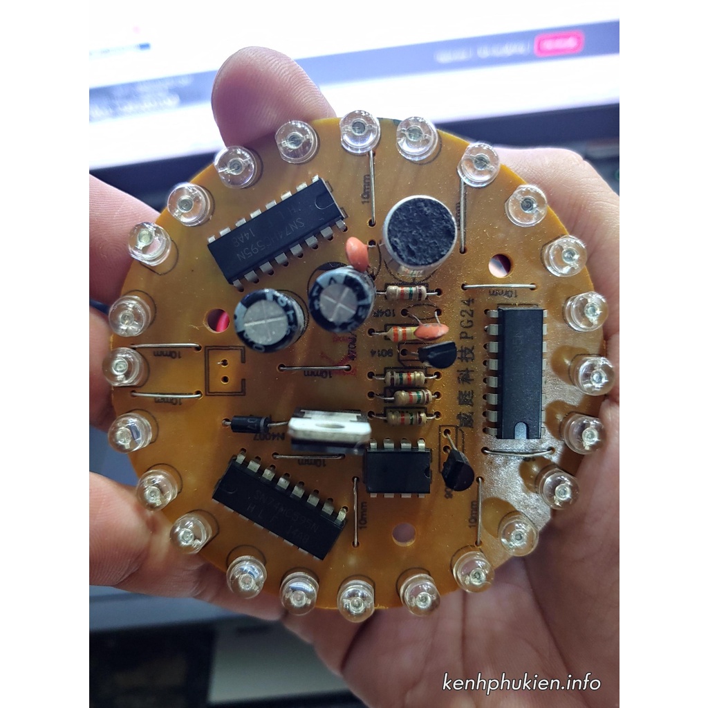 Mạch led đèn chớp nhiều màu theo nhạc