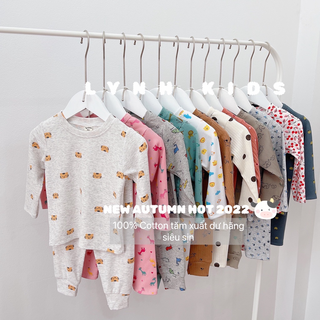 Set 3 bộ hàng xuất dư chất tăm siêu đẹp cho bé trai bé gái