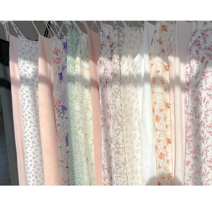 Long Cami dress - Váy 2 dây