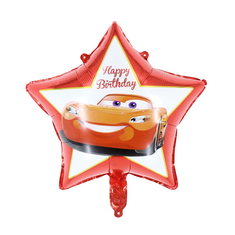 Bong Bóng Nhôm 18 "Hình Xe Hơi Hoạt Hình Trang Trí Tiệc