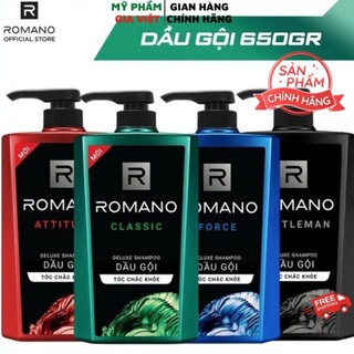 Dầu gội Romano hương nước hoa 650g