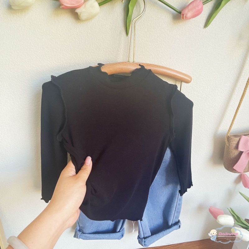 Set Đồ 3 Món Gồm Áo Hai Dây + Quần Jeans Ống Rộng + Áo Khoác Thoải Mái Cho Bé Gái