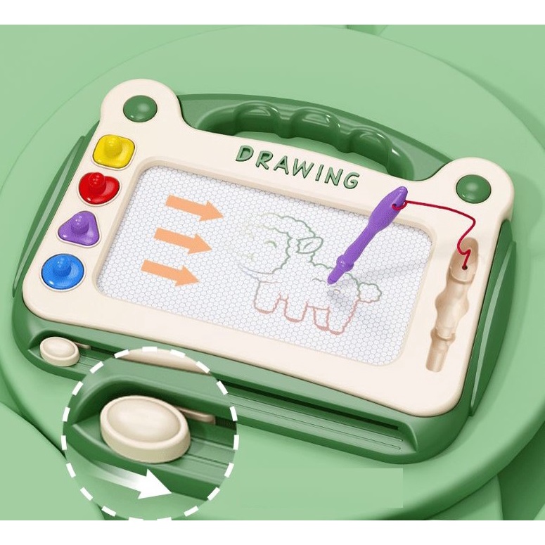 Bảng Vẽ Tự Xóa Thông Minh Có Chân Bàn, Bảng Từ Tính Tập Viết, Tập Vẽ - Đồ Chơi Cho Bé