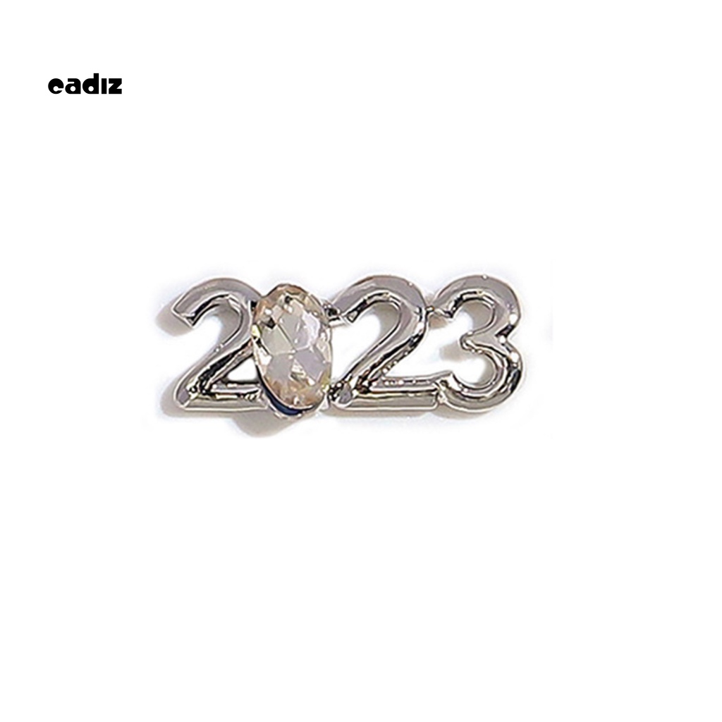 Hộp Hạt Kim Cương Giả Hình Số 2023 Mini Trang Trí Móng Tay Dễ Dàng Mang Theo Manicurist 2023