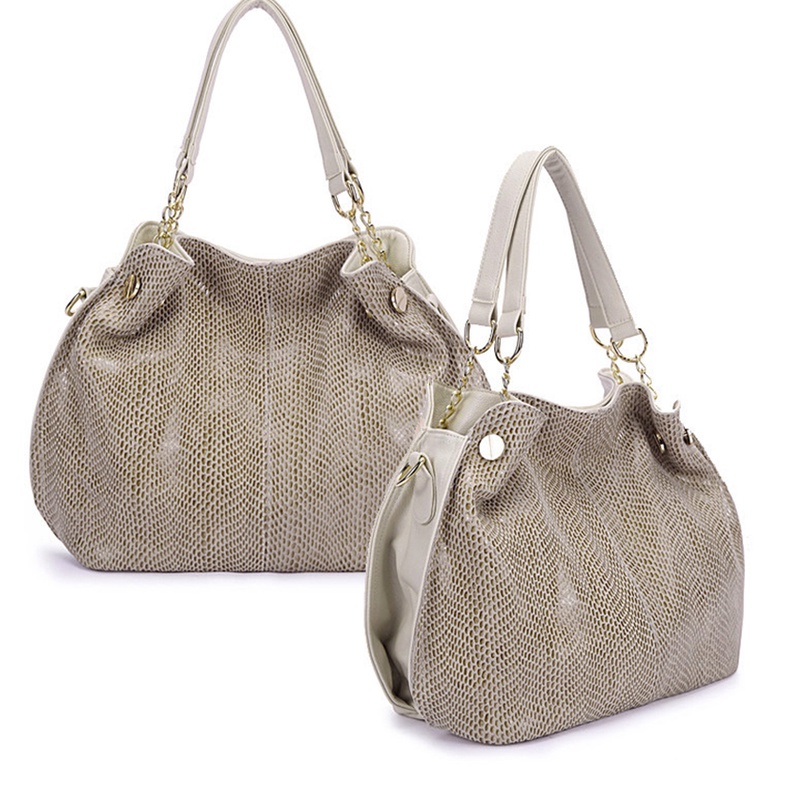 Túi Đeo Vai Họa Tiết Da Rắn Sức Chứa Lớn Thời Trang