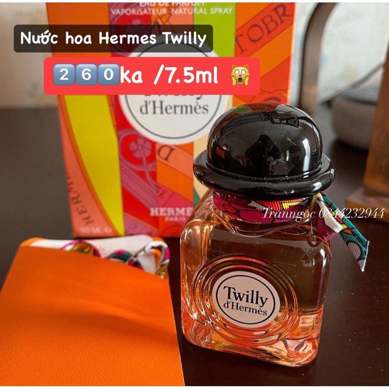 NƯỚC HOA HERMES TWILLY 7.5ML FULLBOX