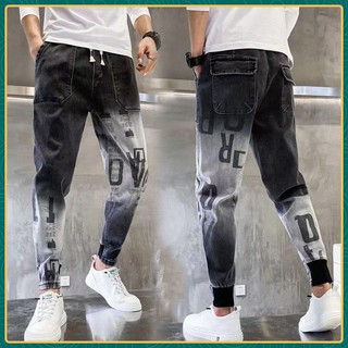 Quần jean form rộng co dãn dễ phối đồ hàng mới