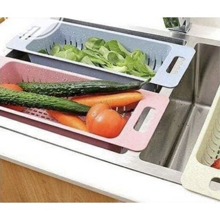Rổ gác bồn rửa bát gấp gọn đa năng