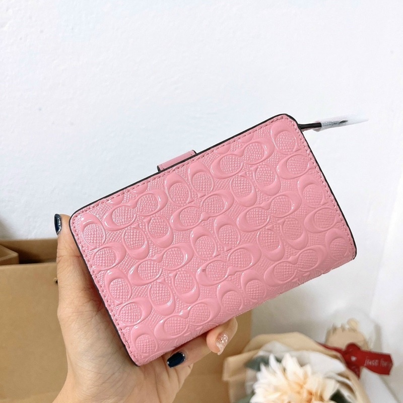VÍ COACH SIZE TRUNG SIÊU ĐẸP❗️Full box và túi giấy làm quà