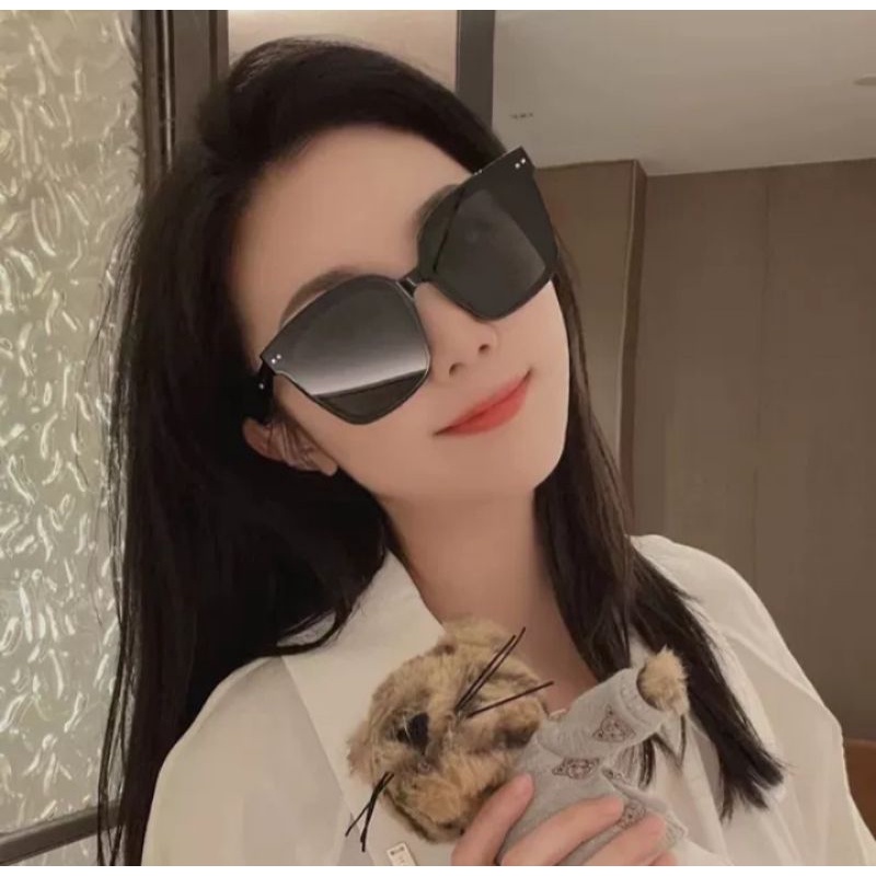 Mắt kính GM LOCELL màu đen bảng vuông thời trang