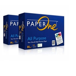 Giấy photo Paper One khổ A4, định lượng 70gsm-80gsm